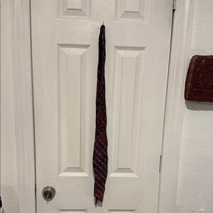 Elegant Red and Black Men's Tie